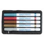 10841-ESTUCHE 5 ROTULADORES DECOR METALLIC GIOTTO F45290000