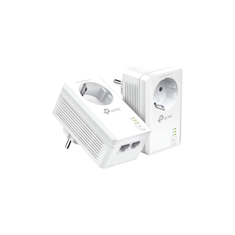 10892-TP-LINK KIT INICIAL AV1000 2-PUERTOS GIGABIT CON ENCHUFE INCORPORADO