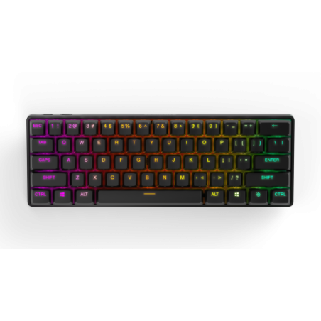 10914-Steelseries Apex Pro Mini Wireless teclado USB + RF Wireless + Bluetooth QWERTY Ingles de EE. UU. Negro