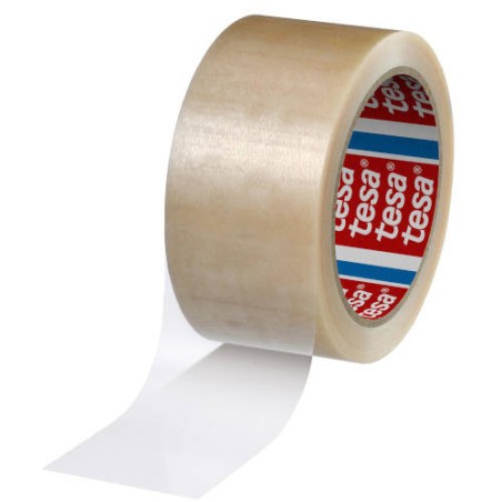 1097-CINTA DE EMBALAJE EN PVC FUERTE 50MM.X66M. TRANSPARENTE TESA 04120-00008-00