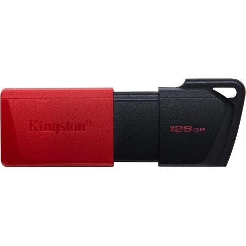 10996-KINGSTON 128GB USB3.2 GEN1 DATATRAVELER EXODIA M (BLACK + RED)