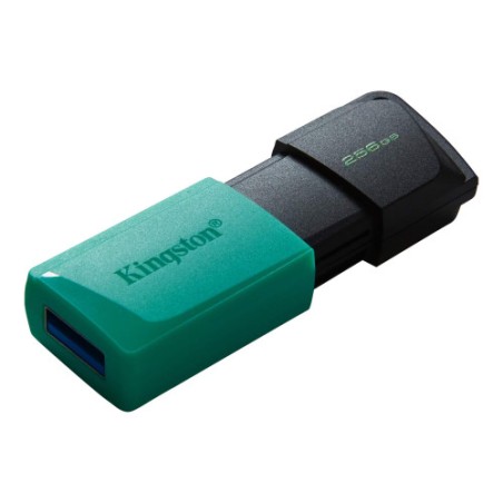 10999-Kingston Technology DataTraveler Exodia M unidad flash USB 256 GB USB tipo A 3.2 Gen 1 (3.1 Gen 1) Negro, Turquesa