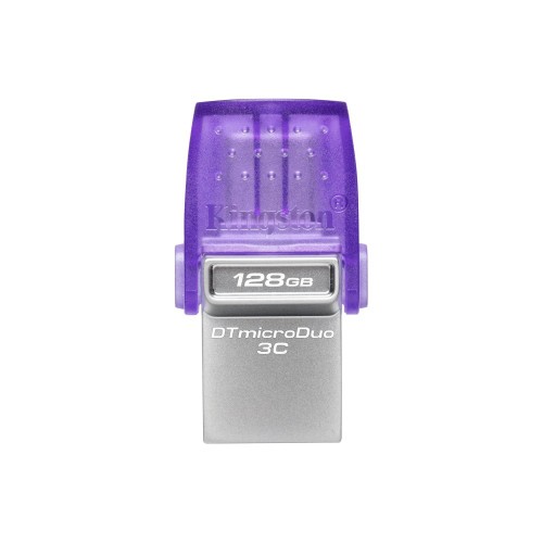 11007-Kingston Technology DataTraveler microDuo 3C unidad flash USB 128 GB USB Type-A / USB Type-C 3.2 Gen 1 (3.1 Gen 1)