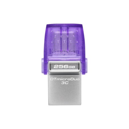 11009-Kingston Technology DataTraveler microDuo 3C unidad flash USB 256 GB USB Type-A / USB Type-C 3.2 Gen 1 (3.1 Gen 1)
