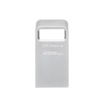 11015-Kingston Technology DataTraveler Micro unidad flash USB 256 GB USB tipo A 3.2 Gen 1 (3.1 Gen 1) Plata