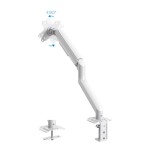 11033-TooQ DB4032TNR-W soporte para monitor 81,3 cm (32") Abrazadera/Atornillado Blanco