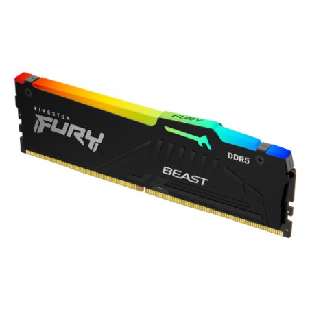 11045-Kingston Technology FURY Beast RGB modulo de memoria 8 GB 1 x 8 GB DDR5 5600 MHz