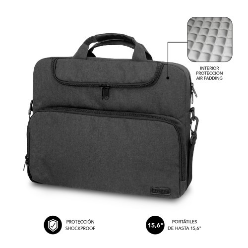 11065-AIR PADDING LAPTOP BAG 15,6" DARK GREY