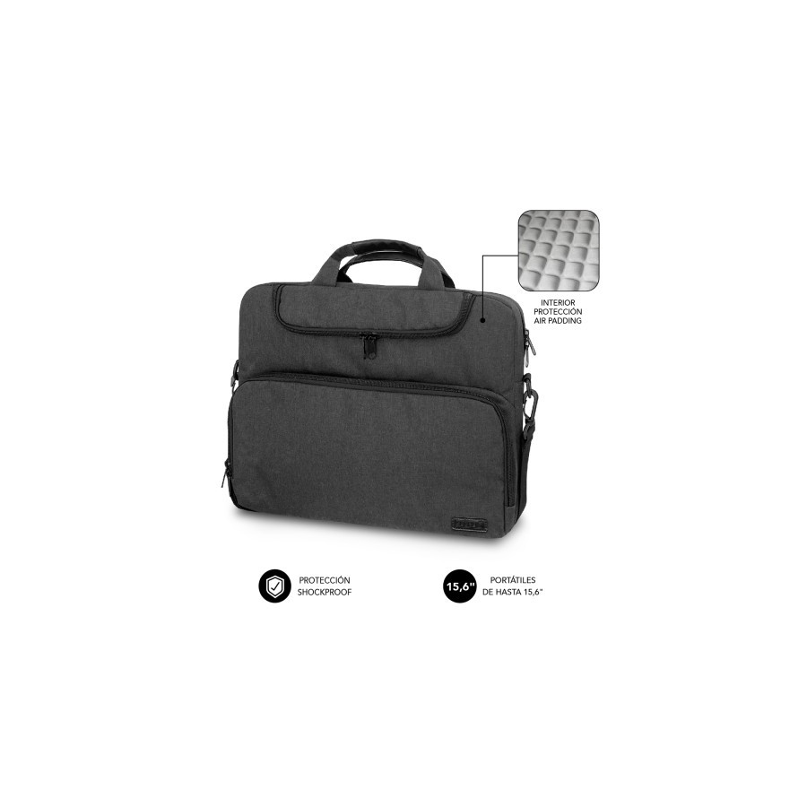 11065-AIR PADDING LAPTOP BAG 15,6" DARK GREY