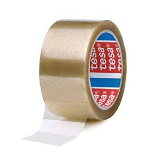 1109-CINTA DE EMBALAJE SILENCIOSA EN POLIPROPILENO 50MM.X66M. TRANSPARENTE TESA 04024-00234-04