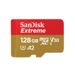 11097-SanDisk Extreme 128 GB MicroSDXC UHS-I Clase 10