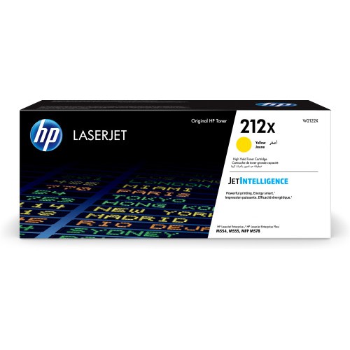 11101-HP Cartucho de toner Original LaserJet 212X amarillo de alta capacidad