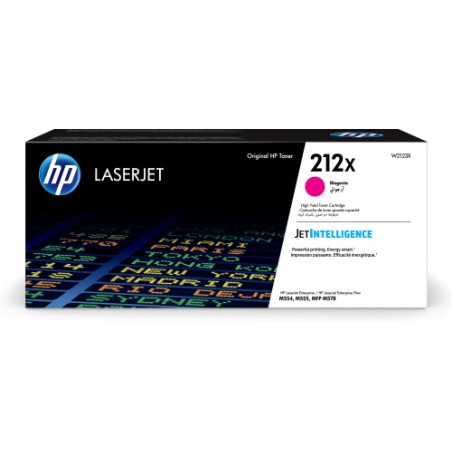 11103-HP Cartucho de toner Original LaserJet 212X magenta de alta capacidad
