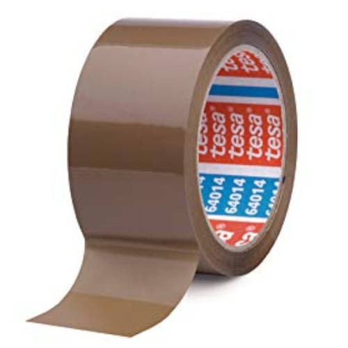 1111-CINTA DE EMBALAJE SILENCIOSA EN POLIPROPILENO 50MM.X66M. MARRON TESA 04024-00235-06