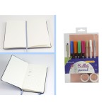 11138-SET  LIBRETA BULLET SOFT +  ROTULADORES PINCEL Y BOLIGRAFOOS BISMARK INGRAF 330619