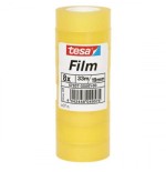 1117-TORRE 8 ROLLOS CINTA ADHESIVA STANDARD 19MM.X33M. TRANSPARENTE TESA 57207-00001-01