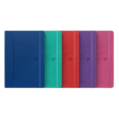 11170-CUADERNO SIGNATURE A5 TAPA EXTRADURA 80H RAYADO HORIZONTAL COLORES SURTIDOS VIVOS OXFORD 400163613
