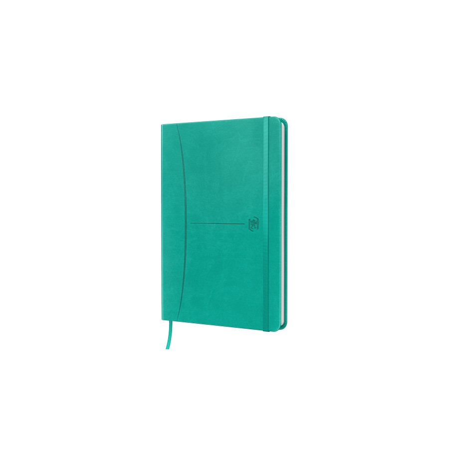 11178-CUADERNO SIGNATURE A5 TAPA EXTRADURA 104H RAYADO DOTS 5X5 COLOR ICE MINT OXFORD 400154948