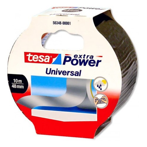 1120-CINTA AMERICANA EXTRA POWER UNIVERSAL 50MM.X10M. COLOR PLATA TESA 56348-00000-06