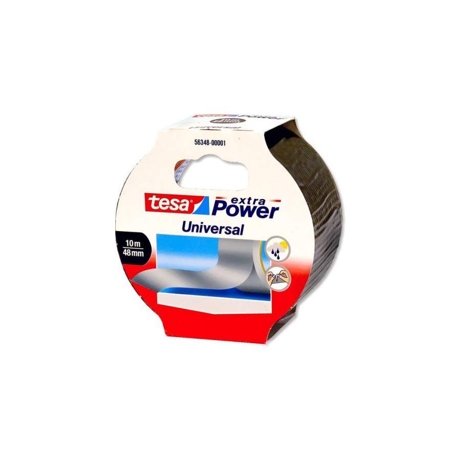 1120-CINTA AMERICANA EXTRA POWER UNIVERSAL 50MM.X10M. COLOR PLATA TESA 56348-00000-06