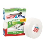 1121-CINTA ADHESIVA ECOLOGICA APTA PARA ESCRITURA 19MM.X33M. TRANSPARENTE TESA 57312-00008-08