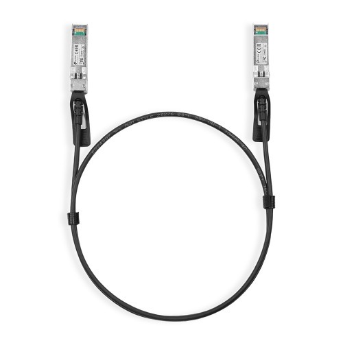 11210-TP-Link TL-SM5220-1M cable de fibra optica SFP+ DAC Negro