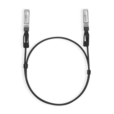 11211-TP-Link TL-SM5220-1M cable de fibra optica SFP+ DAC Negro