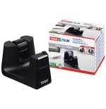 1122-DISPENSADOR SOBREMESA "PORTARROLLOS" EASY CUT SMART PARA ROOLLOS DE 33M. NEGRO TESA 53902-00000-01