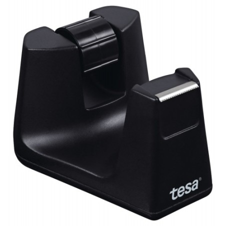 1123-DISPENSADOR SOBREMESA "PORTARROLLOS" EASY CUT SMART PARA ROOLLOS DE 33M. NEGRO TESA 53902-00000-01