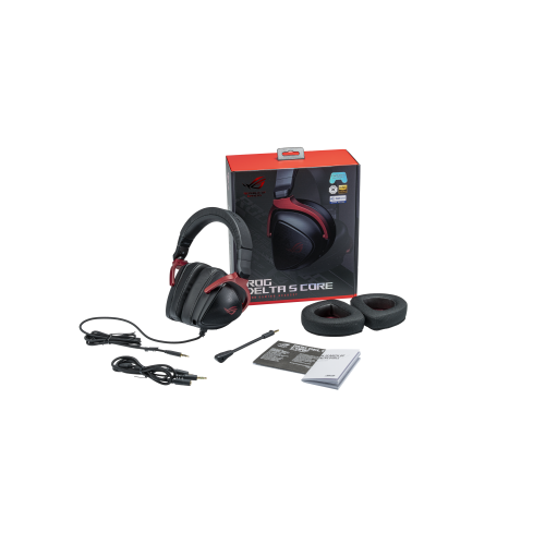 11238-ASUS ROG Delta S Core Auriculares Alambrico Diadema Juego Negro