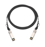 11262-QNAP CAB-DAC15M-Q28B4 cable de fibra optica 1,5 m QSFP28 Negro