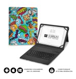 11350-SUBBLIM Funda con Teclado Keytab Pro BT Trendy Comic