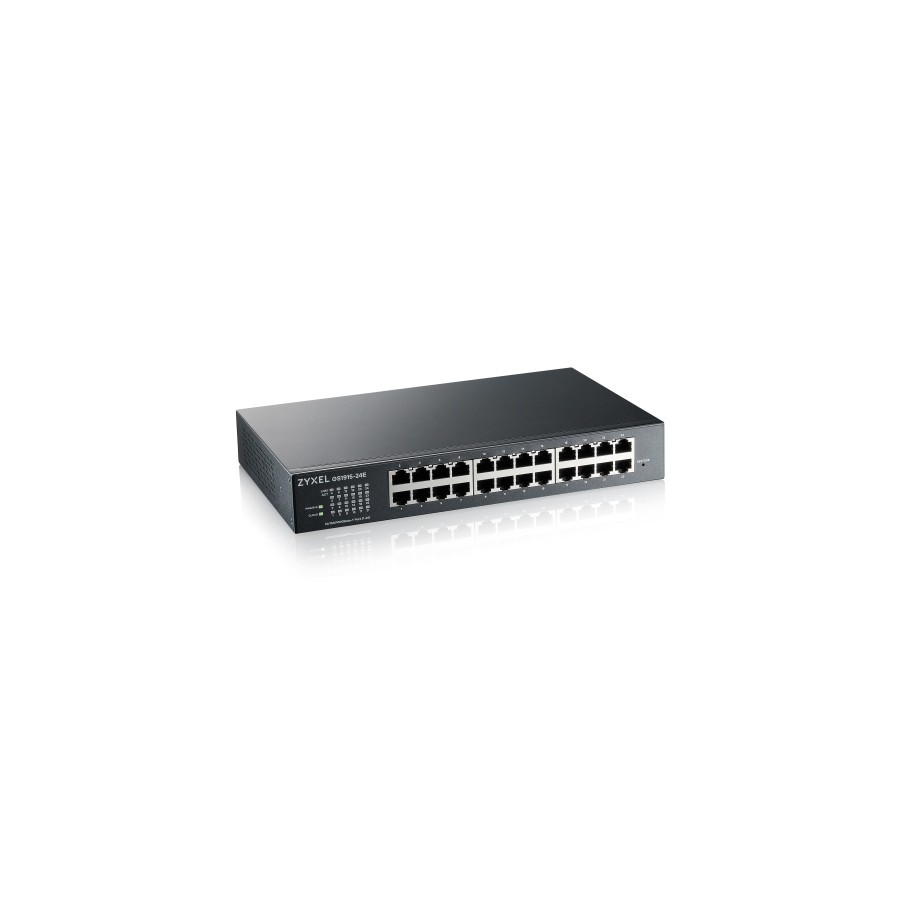 11357-ZYZEL ZYXEL GS1915-24E, 24-PORT GBE SMART HYBRID MODE SWITCH, STANDALONE O NEBULAFLEX CLOUD, RACKMOUNT AND DESKTOP