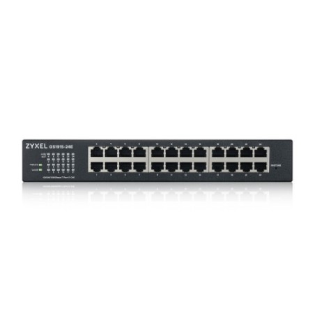 11358-ZYZEL ZYXEL GS1915-24E, 24-PORT GBE SMART HYBRID MODE SWITCH, STANDALONE O NEBULAFLEX CLOUD, RACKMOUNT AND DESKTOP