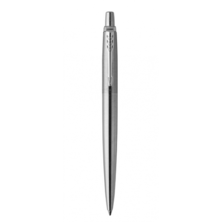 1137-BOLIGRAFO RETRACTIL JOTTER DE ACERO INOXIDABLE CON PUNTO MEDIO DE ADORNO DE CROMO TINTA AZUL PARKER 1953170