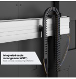 11401-VOGELS RISE 5205 MOTORIZED DISPLAY LIF TROLLEY 50 BLACK  (RISE5205 )