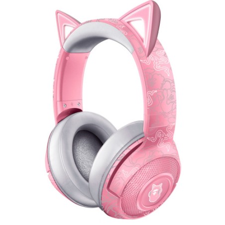 11435-Razer Kraken Kitty V2 Pro Auriculares Alambrico Diadema Juego USB tipo A Rosa