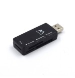 11452-Ewent EW1049 lector de tarjeta USB 2.0 Negro