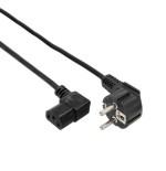 11468-Ewent EC1910 cable de transmision Negro 1,8 m C13 acoplador Enchufe tipo F