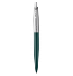 1152-BOLIGRAFO JOTTER XL GREENWICH VERDE MATE RIBETE DE COLOR CROMADO PLUMIN MEDIO TINTA AZUL PARKER 2068511