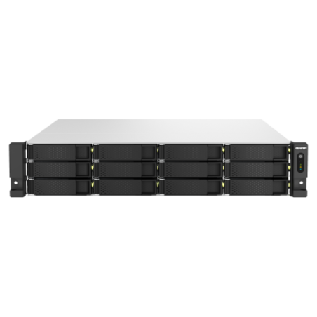 11631-QNAP TS-H1887XU-RP NAS Bastidor (2U) Ethernet Negro, Blanco E-2336