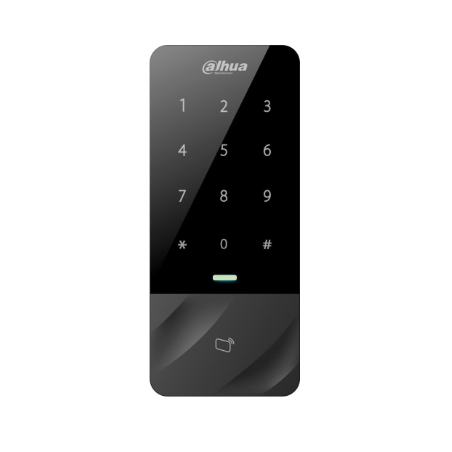 11673-(DHI-ASI1201E) DAHUA LECTOR DE CONTROL DE ACCESO INTEGRADO IMPERMEABLE, CONTRASENA+TARJETA CON TECLADO