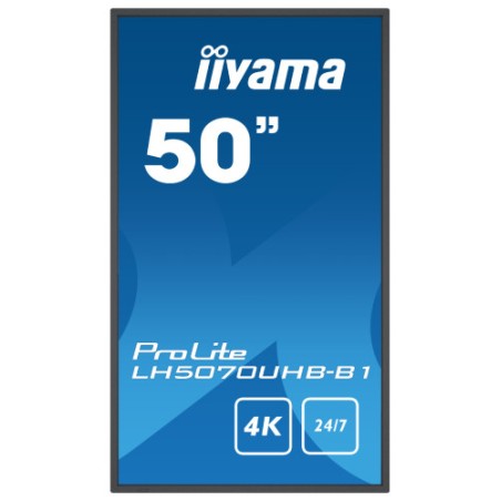 11677-iiyama LH5070UHB-B1 pantalla de senalizacion Pantalla plana para senalizacion digital 125,7 cm (49.5") VA 700 cd /