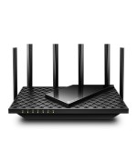 11681-TP-Link Archer AXE75 router inalambrico Gigabit Ethernet Tribanda (2.4 GHz / 5 GHz / 6 GHz) Negro