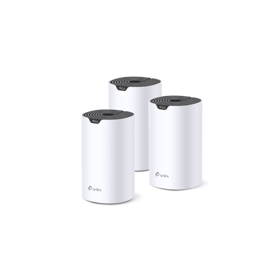 11690-TP-Link Deco S7 (3-pack) Doble banda (2,4 GHz / 5 GHz) Wi-Fi 5 (802.11ac) Blanco, Negro Interno