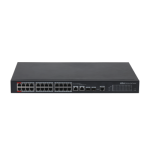 11709-(DH-PFS4226-24ET-360-V3) DAHUA SWITCH L2 HI-POE 2.0 GESTIONABLE 24 PUERTOS 10/100 + 2 UPLINK COMBO GIGABIT/SFP