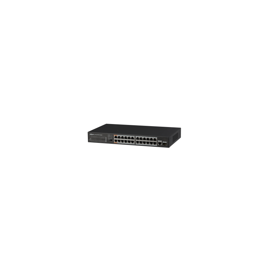 11714-(DH-PFS3125-24ET-190) DAHUA SWITCH POE 24 PUERTOS + 1 GIGABIT COMBO RJ45/SFP