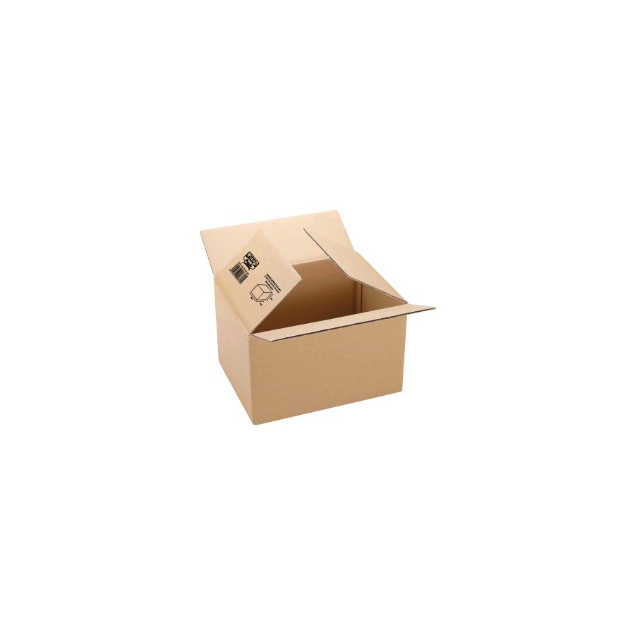 11869-CAJA CARTON EMBALAJE 500X400X400MM MARRON CANAL 3MM FIXO 18109