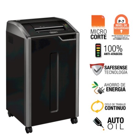 11883-DESTRUCTORA MAXIMA SEGURIDAD P-7 425HS FELLOWES 4250501