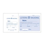 11904-TALONARIO 100 HOJAS LOTERIA 1/3 APAISADO SENCILLO DOHE 50015